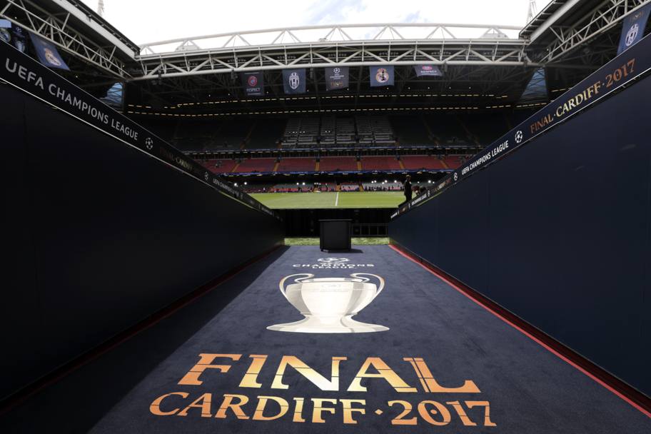 Una veduta dello stadio che ospita la finale di Champions stasera (Reuters)